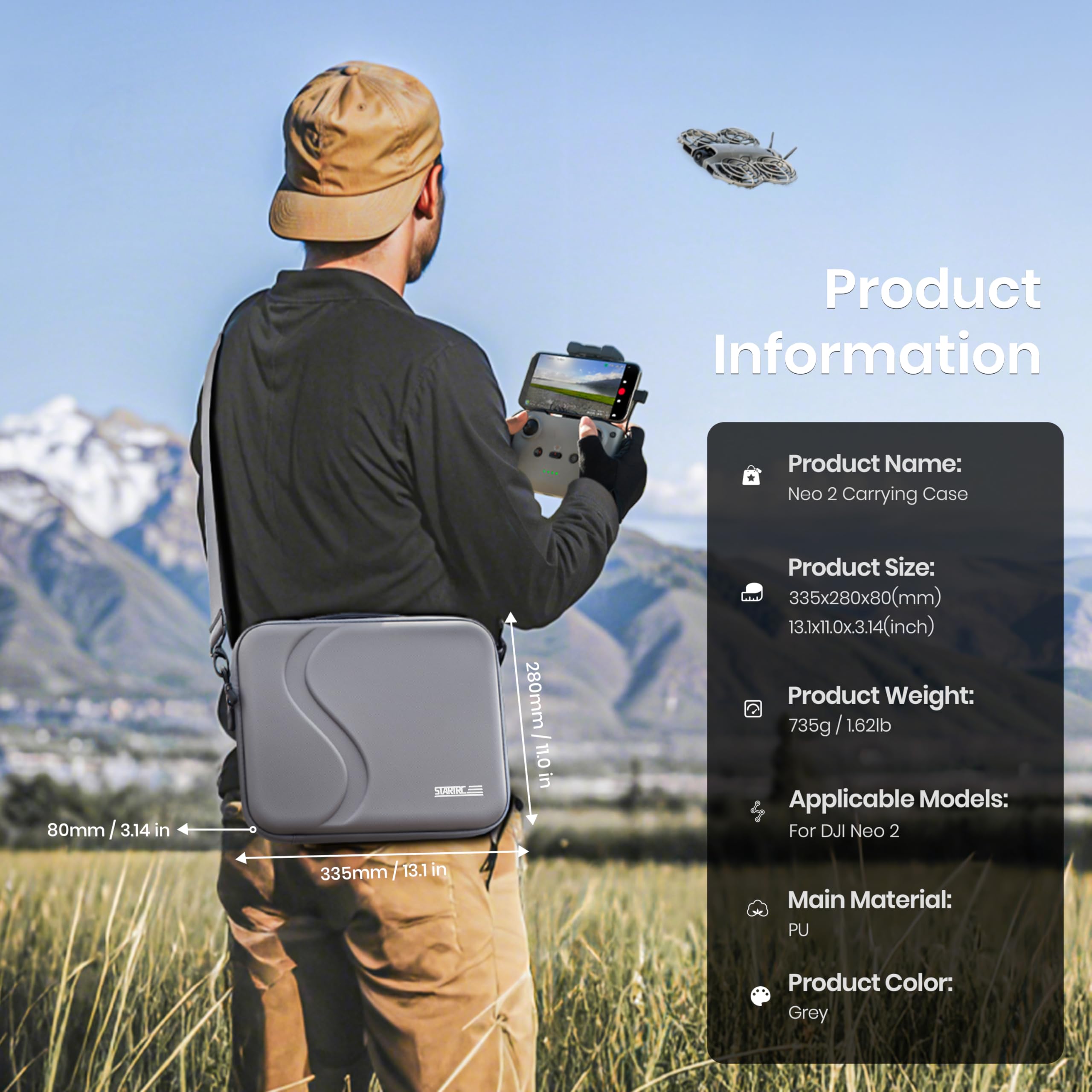 Drone Neo Rc - Carrying Case for DJI Neo 2