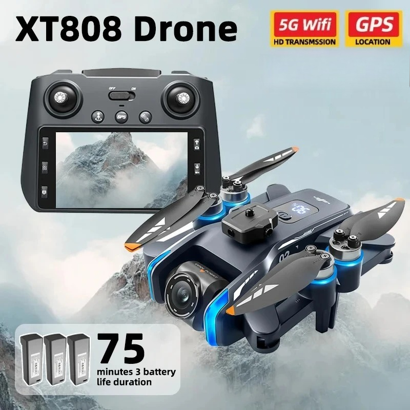 Drone E88Pro Rc 4K - Original XT808 Pro MAX Drone 4K