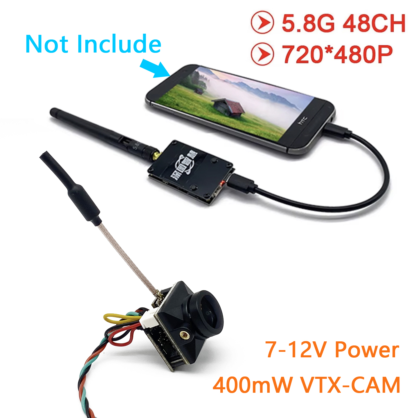 Fpv Camera Cmos - SLONWAKE 5.8G Analog UVC OTG Receiver