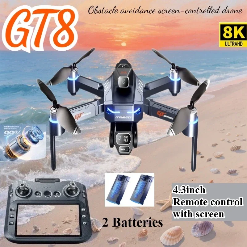Drone 4K HD GT8 Camera Obstacl - Drone E88Pro Rc 4K review and price