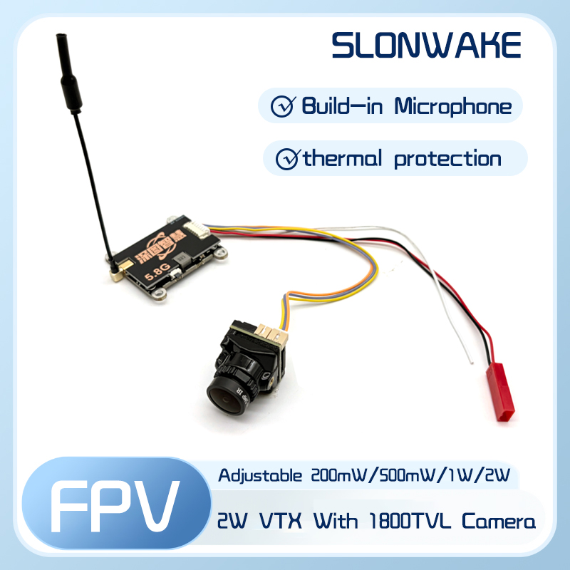 SLONWAKE 5.8G 56CH 2W transmit - Fpv Camera Cmos review and price