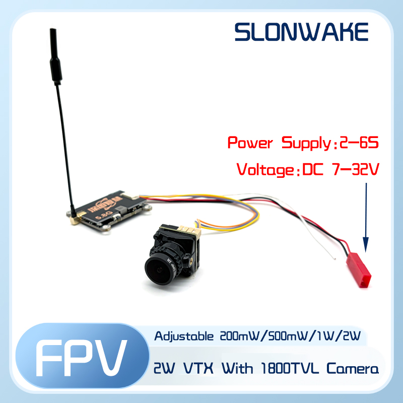 SLONWAKE 5.8G 56CH 2W transmit - Fpv Camera Cmos review and price