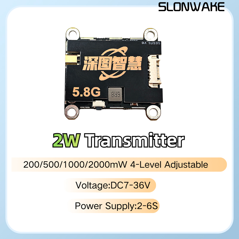 SLONWAKE 5.8G 56CH 2W transmit - Fpv Camera Cmos review and price