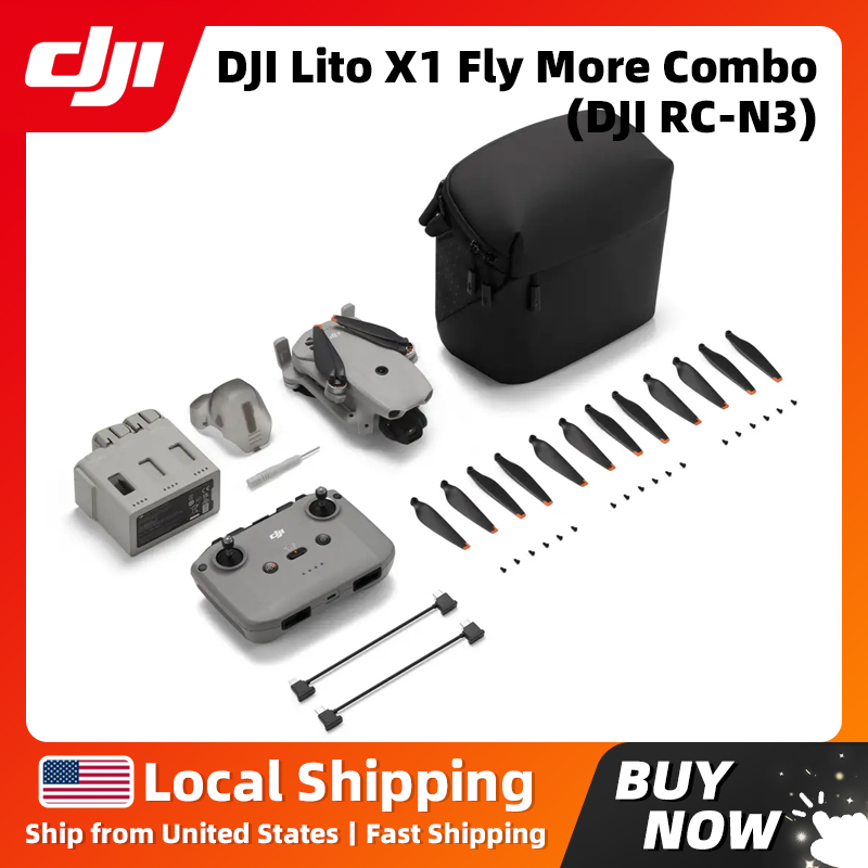 DJI Lito X1 Fly More Combo (DJ - Drone E88Pro Rc 4K review and price