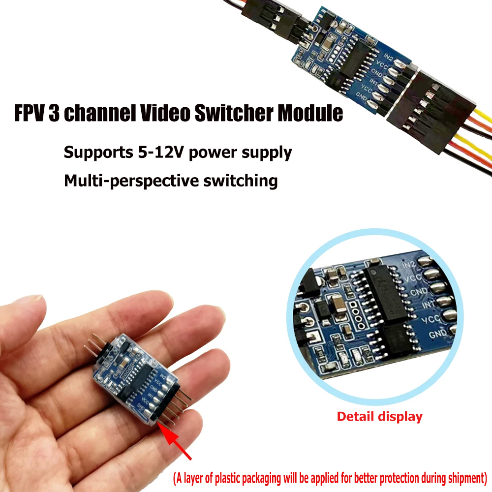 5.8G 3 Channel Video Switcher  - Drone Rc Camera review and price