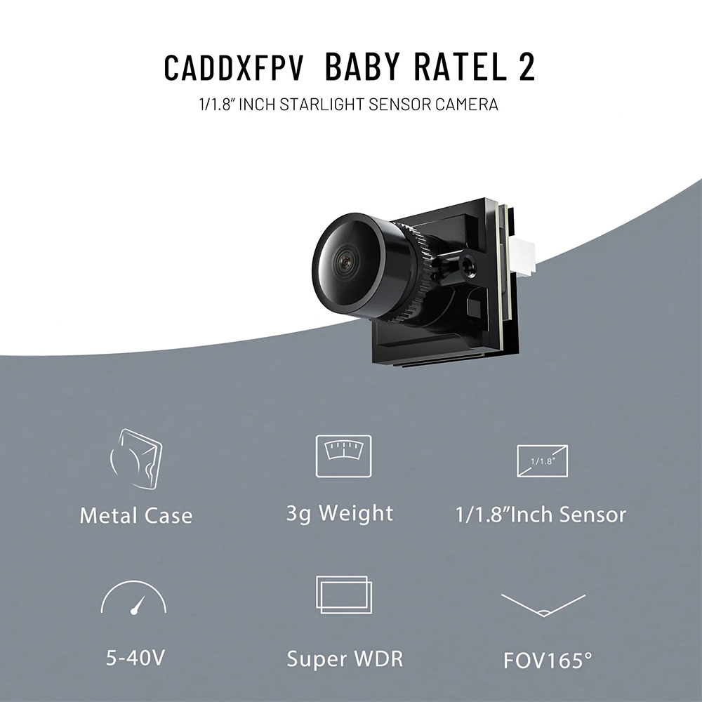 CADDX Micro FPV Camera Ratel 2 - Drone Rc Camera review and price