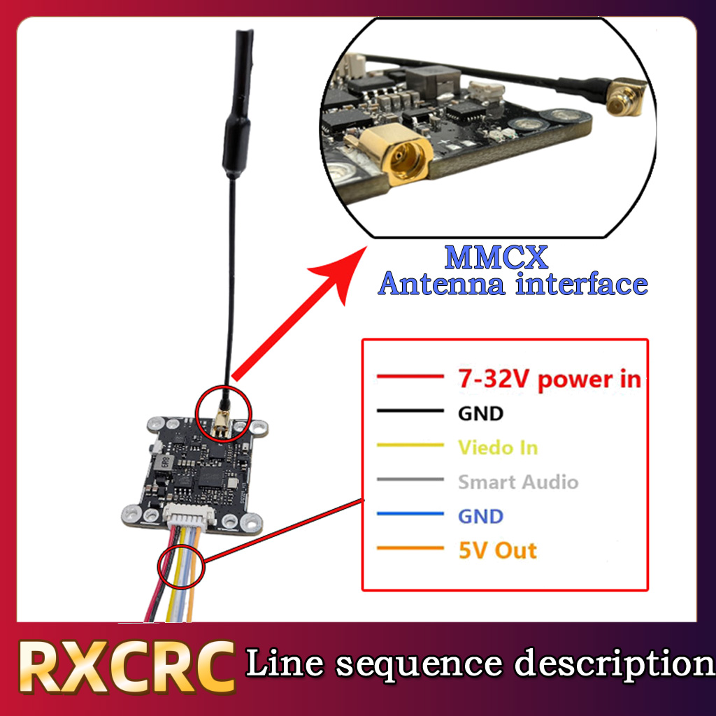 RXCRC 5.8G Module 48CH 1.6W VT - Drone Rc Camera review and price