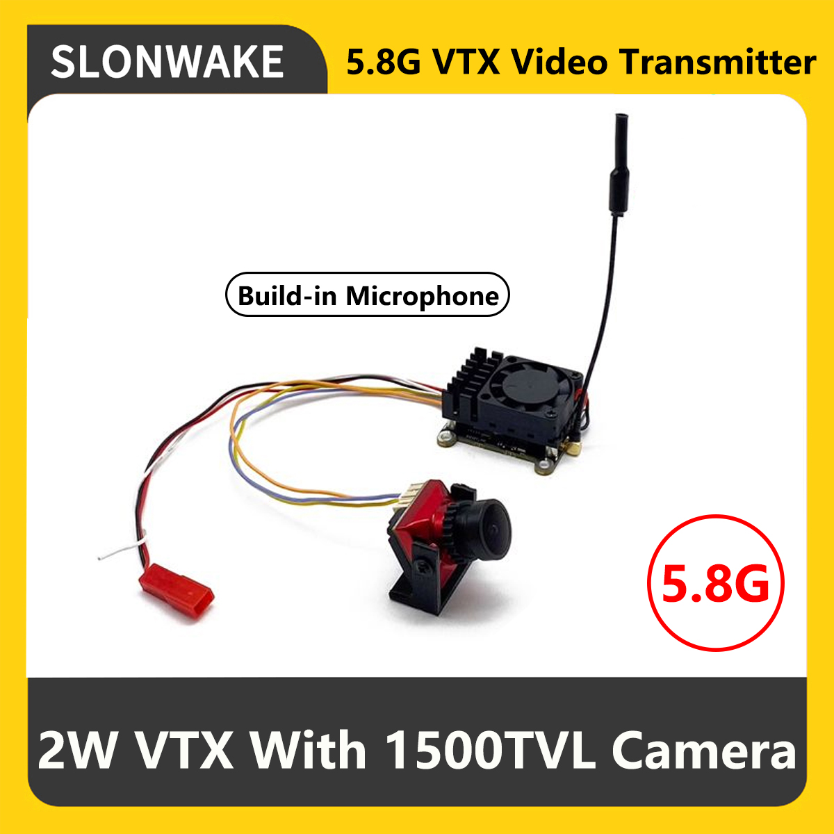 SLONWAKE 5.8G 2000mW FPV VTX T - Drone Rc Camera review and price