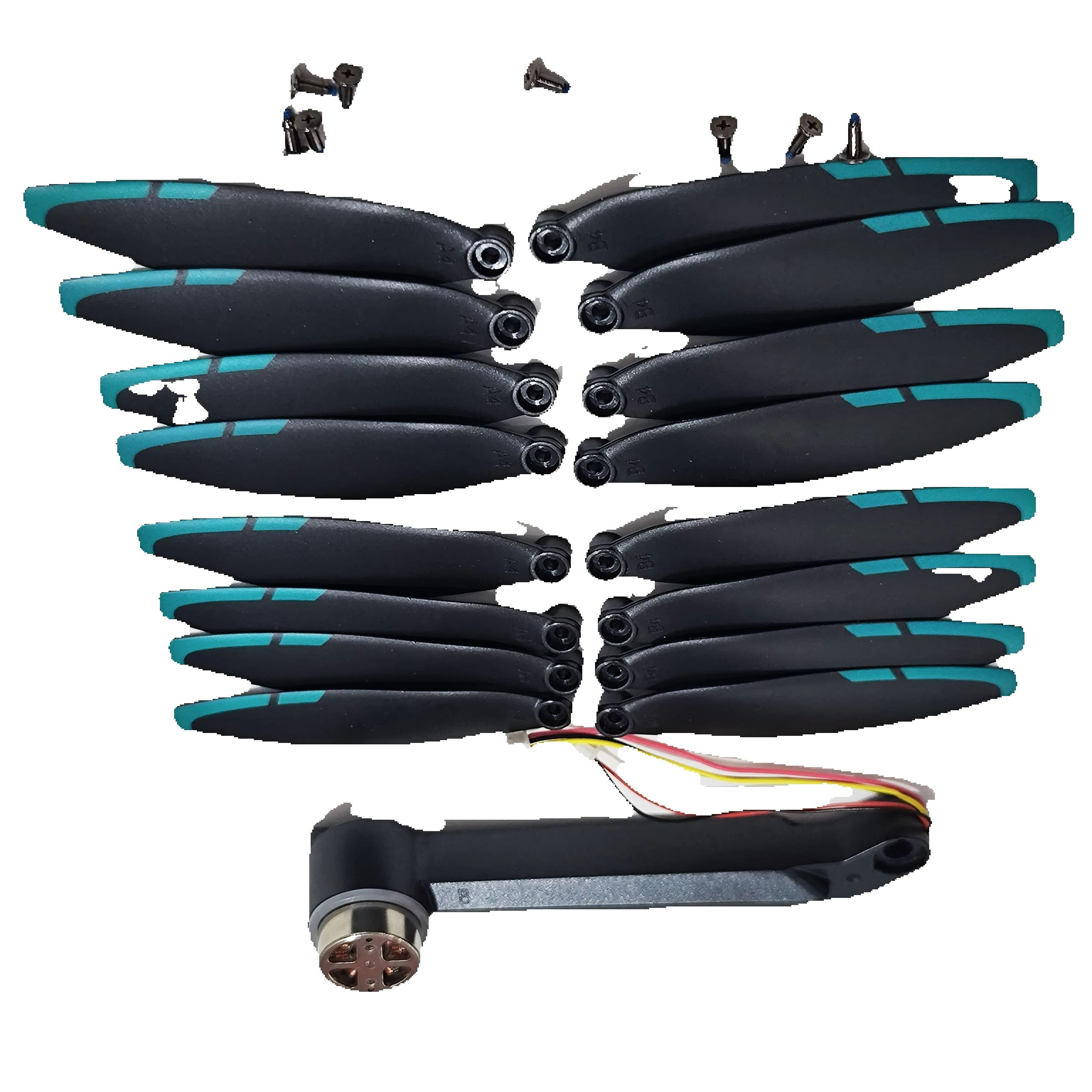 Blade Propeller 16PCS + Brushl - Drone Rc Gps S159 review and price
